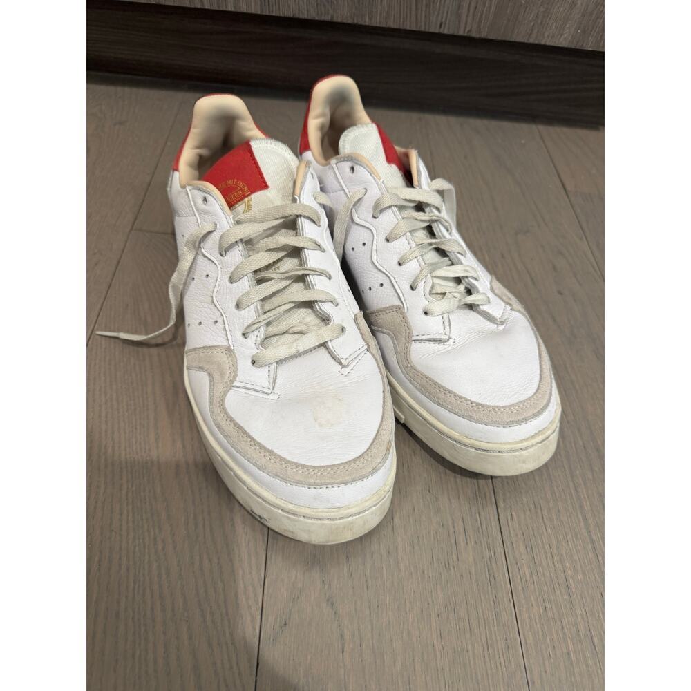 Adidas Supercourt Sneaker Shoes Men's 8.5 White Athletic Running Performance